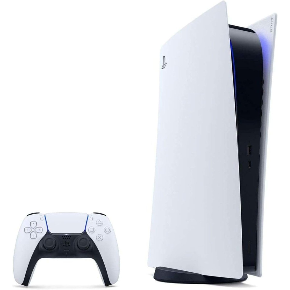 リベルダージオンライン楽天市場店の【中古】 整備済み品 SONY PlayStation 5 デジタル・エディション (CFI-1200B01) PS5 プレステ5 プレイステーション5 本体 ホワイト 徹底除菌清掃済 高品質 送料無料 翌日配送 プレステ プレイステーシ｜アングル2