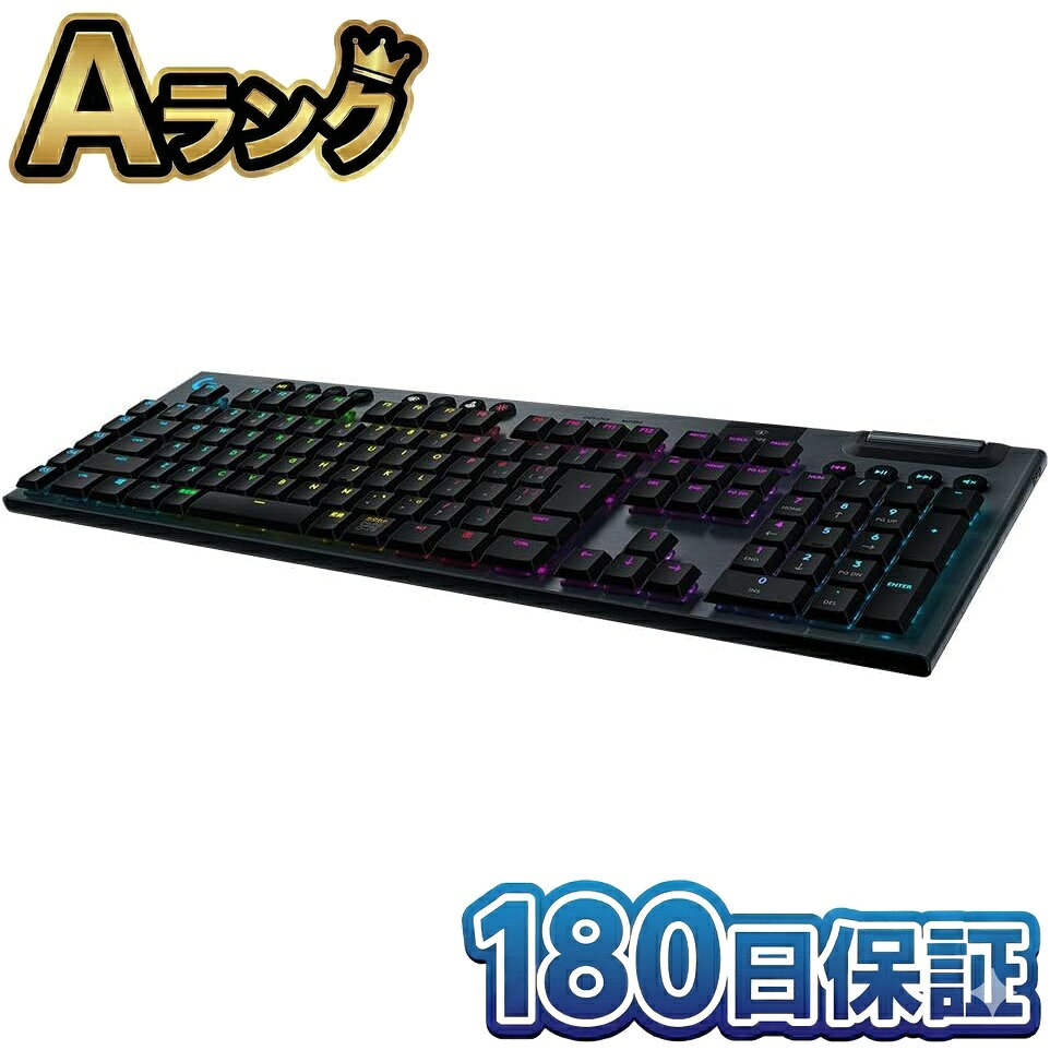 【整備済み品】Logicool G ロジクール G ゲーミングキーボード ワイヤレス G913 薄型 GLスイッチ タクタイル メカニカル 日本語配列 LIGHTSPEED 無線 Bluetooth 接続対応 LIGHTSYNC RGB G913-TC 180日保証