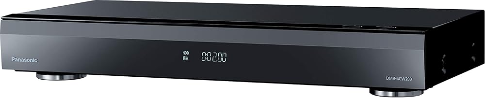 【整備済み品】 Panasonic パナソニック 2TB 3チューナー ブルーレイレコーダー 4Kチューナー内蔵 4K放送長時間録画 W録画対応 おうちクラウドDIGA DMR-4CW200 180日保証