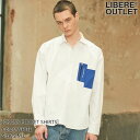 LIBERE x[ NX |Pbg Vc J[Vc   zCg 100 AVg[ [CROSS POCKET SHIRTS/WHITE] AEgbg