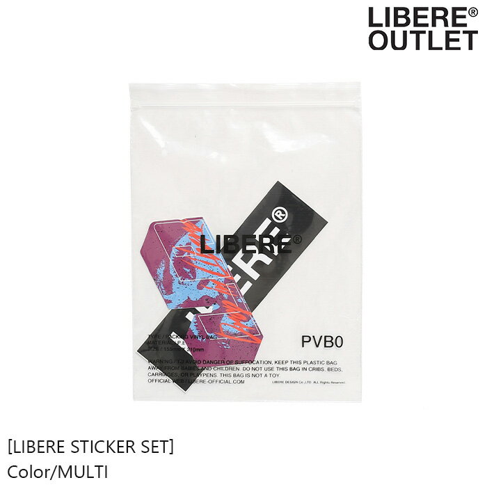 LIBERE ١ ƥå å   ݥȾò ޥ顼[LIBERE STICKER SET/MULTI] ȥå