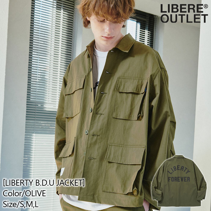 LIBERE リベーレ オリーブ[LIBERTY B.D.U JACKET/OLIVE]公式アウトレット◆2022SPRING