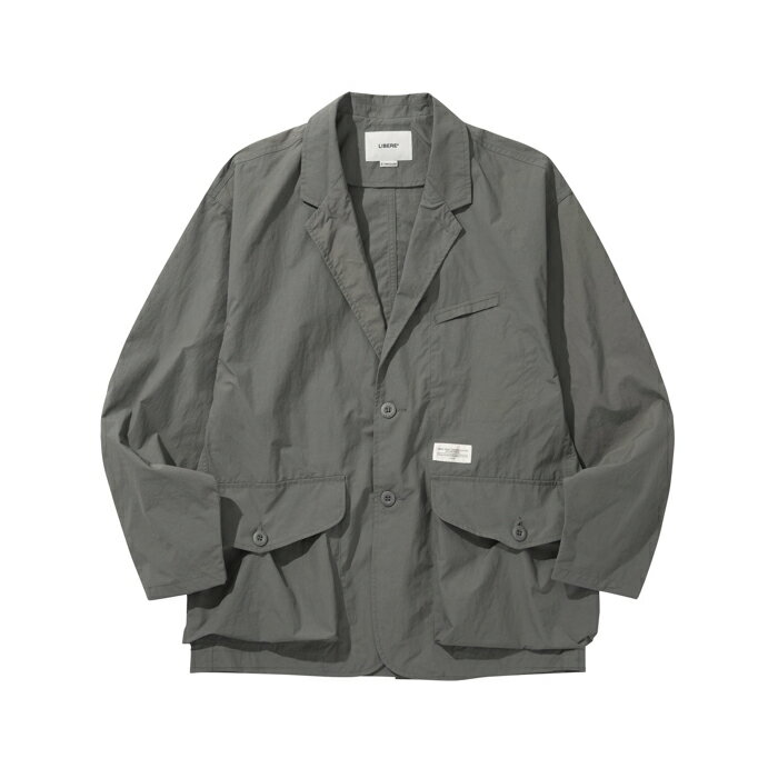 LIBERE リベーレ ストレンジ ブレザー ジャケット アウター 上着 灰色 グレー[STRANGE BLAZER JACKET/GRAY]公式アウトレット
