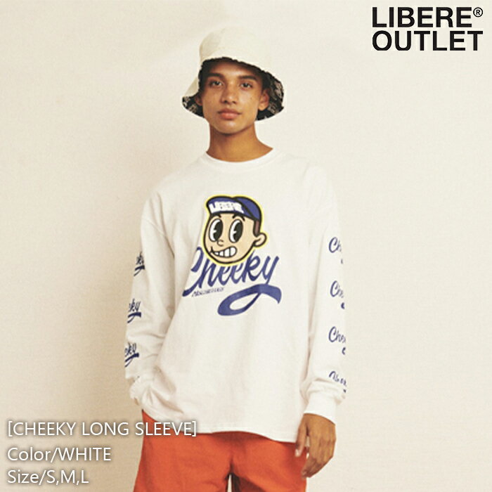 60%OFF★P5倍★LIBERE リベーレ チーキー ロングスリーブ Tシャツ ロンT LONGSLEEVE TEE 長袖 白 ホワイト公式アウトレット