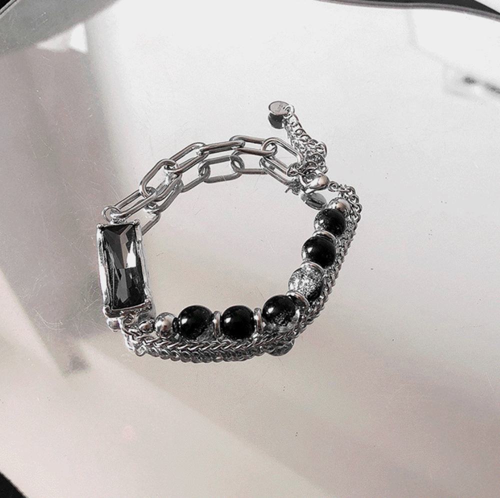 [COSYHARU公式] Layered Silver Bracelet