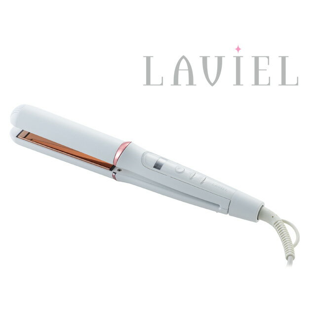 LAVIEL ラヴィエル ストレートアイロン LV-S01 海外対応 360度回転コード マイナスイオン LED温度表示 30分OFF機能 ボタンロック機能