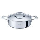 ビタクラフト Nシリーズ 両手鍋 浅型 3.7L 内径24cm 7146 全面多層構造 IH対応 美味しい 長持ち 熱伝導率抜群 高耐久ステンレス ECO 省エ...