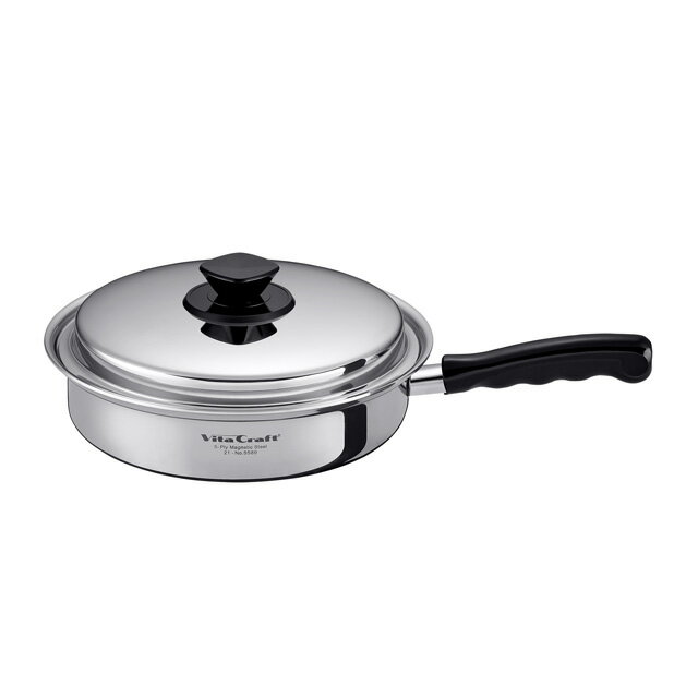 ビタクラフト Vシリーズ フライパン 外径24.5cm 5589 全面多層構造 IH対応 美味しい 長持ち 熱伝導率抜群 高耐久ステンレス ECO 省エネ Vita Craft
