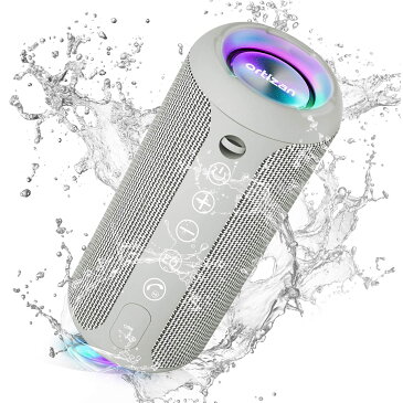 Bluetooth スピーカー 防水 IPX7 ワイヤレス 30時間連続再生 24W出力ぶるーとぅーすすぴーかー ステレオのポータブルブルートゥーススピーカー マイク内蔵/2台ペアリング/TFカード対応 お風呂 スマホ PC 車用 (7色)