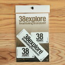 【GW期間中セール!~5/7 9:59まで】38エクスプローラー 38Stickers Set 【WH】ステッカー3枚セットホワイト 38explore キャン...