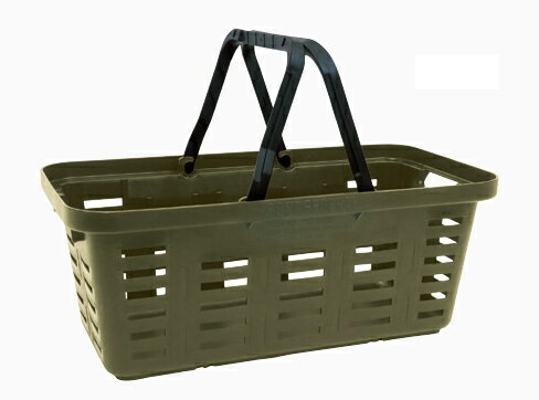 ポストジェネラル　ヘビーデューティーバスケット　ロング　オリーブ POSTGENERAL キャンプ アウトドア