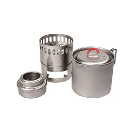 エバニュー Ti Mug pot 500 Stove set ECA538 EVERNEW アウトドア キャンプ 登山 トレッキング