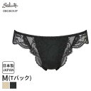 〈10/17 10:59まで30%OFF〉ワコール サルート Salute 00グループ ショーツ はきこみ丈あさめ Tバックショーツ(Mサイズ)PTJ400【メール便06】