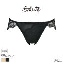 【7/28 10:59まで20%OFF】サルート Salute 00グループ ワコール ショーツ はきこみ丈あさめ ハイレッグショーツ(M L)PTJ700【メ...