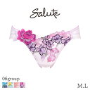 楽天リバティハウス《5/7 10:59まで20％OFF》ワコール サルート Salute 06グループ ショーツ はきこみ丈あさめ ハイレッグショーツ（M Lサイズ）PTJ706【メール便06】