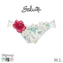 15%OFF サルート Salute 16グループ ワコール ショーツ はきこみ丈あさめ ハイレッグショーツ(M L)PTJ716【メール便04】