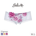 【7/16 10:59まで20%OFF】サルート Salute 21グループ ワコール ショーツ はきこみ丈あさめ ボーイレングスショーツ(M L)PTJ521【メール便04】