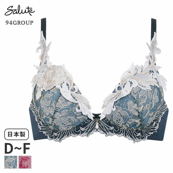 楽天リバティハウス25％OFF ワコール サルート Salute 94グループ ブラジャー 3/4カップ VivaLineブラ（D E Fカップ）BTJ494