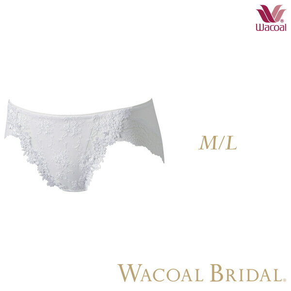 WACOAL BRIDAL 〜花嫁の美しさをひきたてる。〜 花嫁の美しさをひきたて、身もこころも幸せにつつまれる… トータルにボディをととのえ、 心に残るウェディングを演出するお手伝いをしたい。 レースにほどこされた白い薔薇と、 『献身的な愛』の花言葉をもつヘリオトロープに、 願いをこめて。 バックレースタイプのラインがひびきにくい スタンダードビキニショーツ。 フロントはケミカルレースをあしらった シンメトリーデザイン。 バック身生地は、なめらかで伸びのよいベア天竺を使用。 ヒップにここちよくフィットし、包み込む。 バック裾は幅広ストレッチレース仕上げで、くい込み段差を軽減し、 アウターにラインがひびきにくい。 フロントは裏打ちつきで、透けにくい。 サイズ M(ヒップ87〜95cm) L(ヒップ92〜100cm) カラー WHホワイト 主素材 ケミカルレース・チュールエンブレース・ベア天竺・ストレッチリバーレース・その他 ウエスト ビキニ 股上やや浅め レングス ハイレッグ ハイカット タイプ スタンダード ローライズ ビキニ ハイレッグ フルバック ノーマル メーカー希望小売価格はメーカー商品タグに基づいて掲載しています。WACOAL BRIDAL〜花嫁の美しさをひきたてる。〜コーディネートアイテム レーシィタイプ ≪BUA400≫ ＜ミドリフタイプ＞1/2カップブラB・Cカップ ≪BUA400≫ ＜ミドリフタイプ＞1/2カップブラD・Eカップ ≪BUA600≫ ＜ロングライン＞1/2カップブラB・Cカップ ≪BUA600≫ ＜ロングライン＞1/2カップブラD・E・Fカップ ≪FUA100≫ ハーフカップパッドS・Mサイズ ≪GUA600≫ ウエストニッパー58・64・70・76サイズ ノンレースタイプ ≪BUA471≫ ＜ミドリフタイプ＞1/2カップブラB・Cカップ ≪BUA471≫ ＜ミドリフタイプ＞1/2カップブラD・Eカップ ≪BUA472≫ ＜ミドリフタイプ＞1/2カップブラF・Gカップ ≪BUA472≫ ＜ミドリフタイプ＞1/2カップブラHカップ ≪BUA670≫ ＜ロングライン＞1/2カップブラB・Cカップ ≪BUA670≫ ＜ロングライン＞1/2カップブラD・E・Fカップ ≪GUA670≫ ウエストニッパー58・64・70・76サイズ ≪GUA371≫ ロングガードル58・64・70・76サイズ コーディネートアイテム ≪PUA600≫ スタンダードショーツM・Lサイズ ≪HUA500≫ キュロットペチコートM×35・L×35サイズ ≪FUA600≫ ガータリングMサイズ ≪ZTJ200≫ ガータストッキングMサイズ