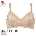 15%OFF ワコール エバーシック ブラジャー ノンワイヤー(D Eカップ/アンダー90)BRA134【メール便20】