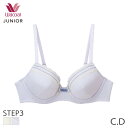 15%OFF ワコール ジュニア ステップ3 ガールズ ブラジャー 3/4カップ(C D)CFX345