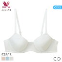 期間限定25%OFF ワコール ジュニア ステップ3 ガールズ ブラジャー 3/4カップ(C D)CFX391