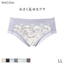 20%OFF ワコール 小さく見せるブラ ショーツ はきこみ丈ふつう ノーマルショーツ(LL)PRA129【メール便04】