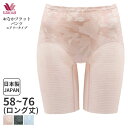 〈4/30 10:59まで20%OFF〉ワコール おなかフラットパンツ エアリータイプ ガードル ジャストウエスト ロング(58 64 70 76サイズ)GRC520【メール便15】