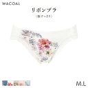 【7/16 08:59まで20%OFF】ワコール リボンブラ 脇すっきり ショーツ はきこみ丈あさめ ハイレッグショーツ(M L)PXB143【メール便04】