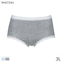 【22%OFF・8月いつでも】ワコール コンフォートフィット ディアヒップ ショーツ はきこみ丈ふかめ ノーマルショーツ(3L)PPA177【メール便06】