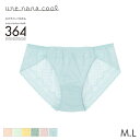 50%OFF ウンナナクール 364ブラ レース ショーツ はきこみ丈あさめ ハイレッグ(M L)JF1510【メール便04】(4)