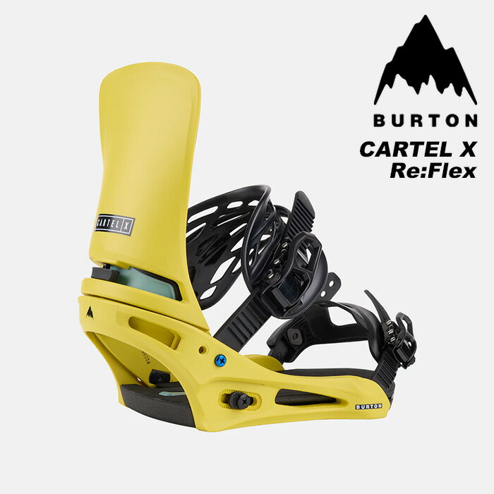 BURTON バートン スノーボード ビンディング CARTEL X Re:Flex SULFUR 23-24 モデル