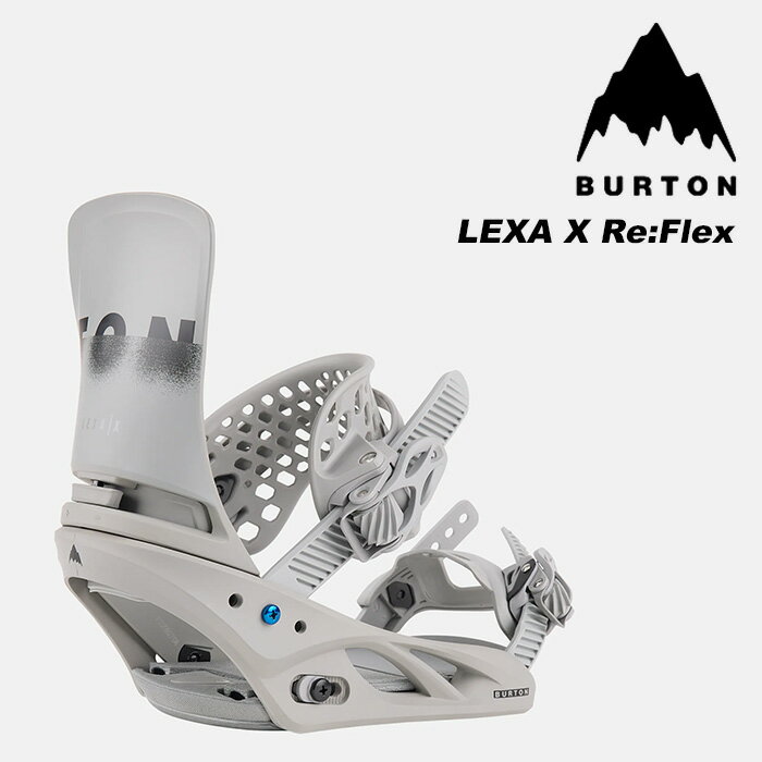 BURTON バートン スノーボード ビンディング LEXA X GRAY/LOGO 23-24 モデル レディース