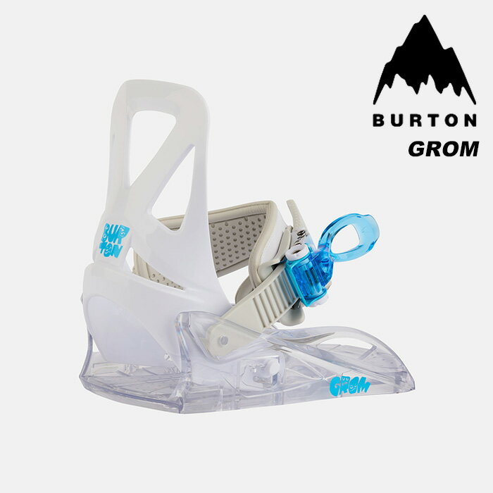 BURTON バートン スノーボード ビンディング GROM WHITE 23-24 モデル キッズ