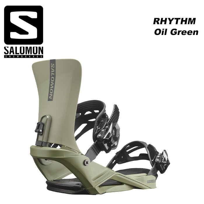 SALOMON サロモン スノーボード ビンディング RHYTHM Oil Green 23-24 モデル