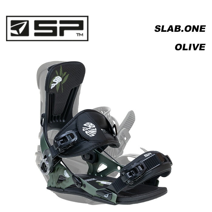 SP エスピー スノーボード ビンディング SLAB.ONE MULTIENTRY OLIVE FT2 Alu Base 23-24 モデル