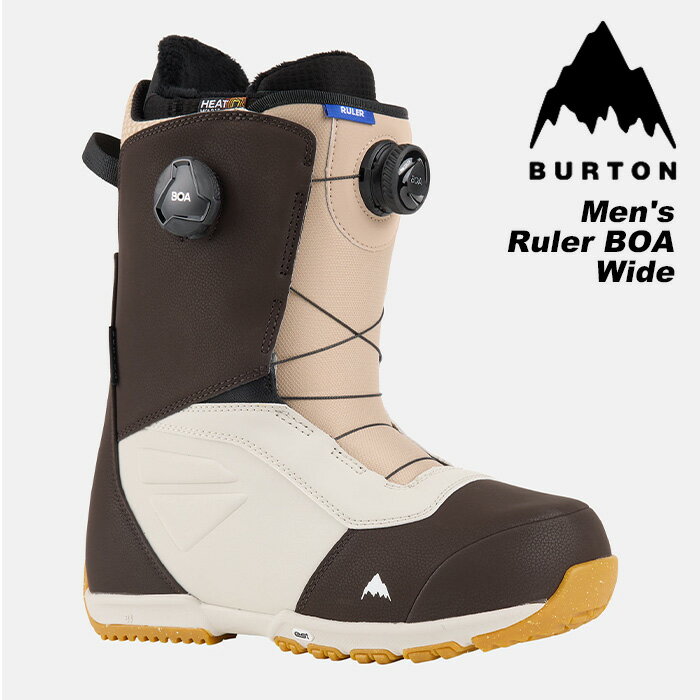 BURTON バートン スノーボード ブーツ Men 039 s Ruler BOA - Wide Brown/Sand 23-24 モデル