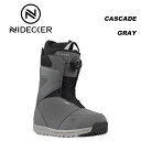 NIDECKER ナイデッカー スノーボード ブーツ CASCADE GRAY 23-24 モデル 1