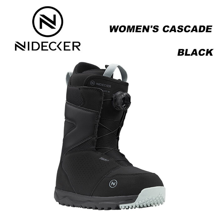 NIDECKER ʥǥå Ρܡ ֡ WOMEN'S CASCADE BLACK 23-24 ǥ ǥ