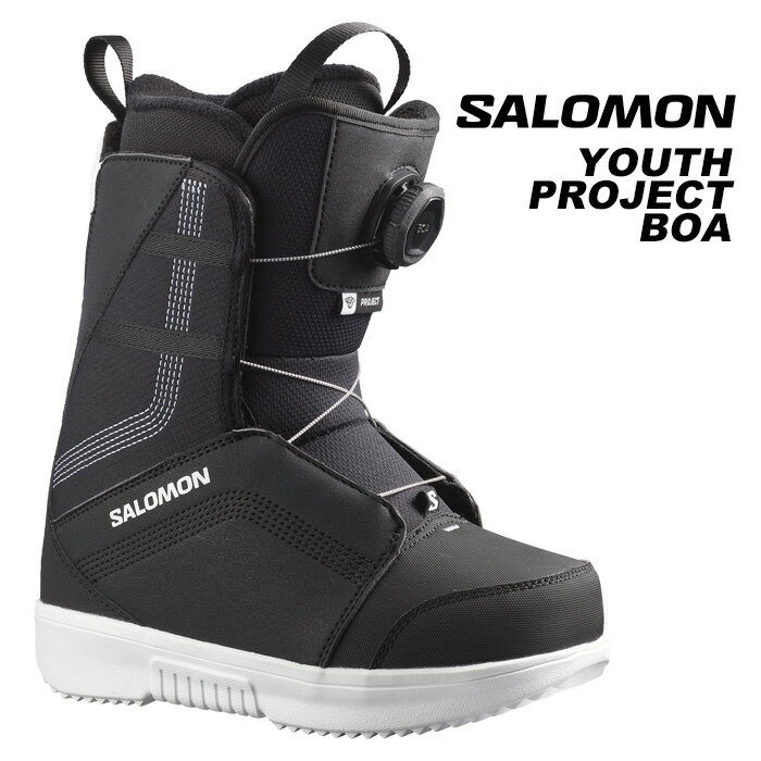 SALOMON  Ρܡ ֡ YOUTH PROJECT BOA BLACK Black/Black/White 23-24 ǥ