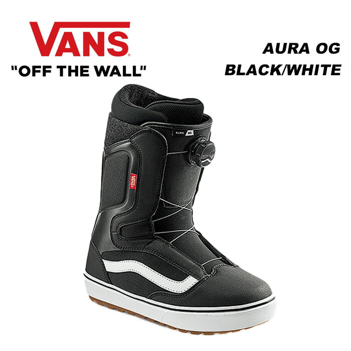 VANS バンズ スノーボード ブーツ MEN'S AURA OG BLACK/WHITE 23-24 モデル