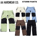 AA ダブルエー ウェア STORM PANTS 721-233-31 23-24(2024)モデル パンツ