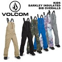 VOLCOM ボルコム ウェア BARKLEY INS BIB OVERALL 23-24(2024)モデル パンツ