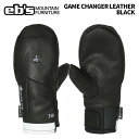 eb's【24/25・GAME CHANGER LEATHER:BLACK】エビス ゲームチェンジャーレザー ミット ミトングローブ