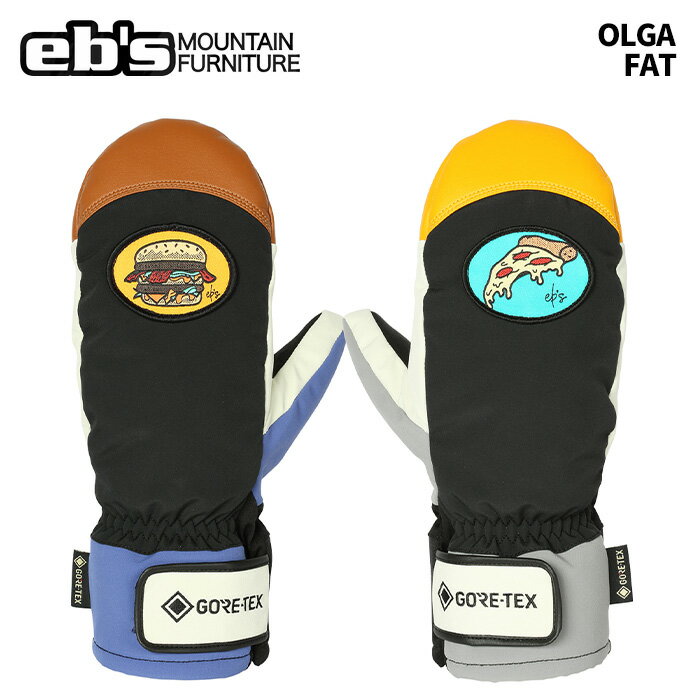 eb's【24/25・OLGA：FAT】エビス　オルガ　グローブ　3WAY　インナーグローブ付随　耐水　防水　保温　　スノーボードグローブ