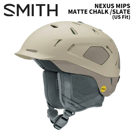 SMITH スミス ヘルメット NEXUS MIPS MATTE CHALK /SLATE (US Fit) 24-25 モデル SMITH スミス ヘルメット NEXUS MIPS MATTE CHALK /SLATE (US Fit) 24-25 モデル
