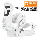 UNION ユニオン スノーボード ビンディング TRILOGY CLASSIC (TEAM LOGO) 24-25 モデル WOMENS
