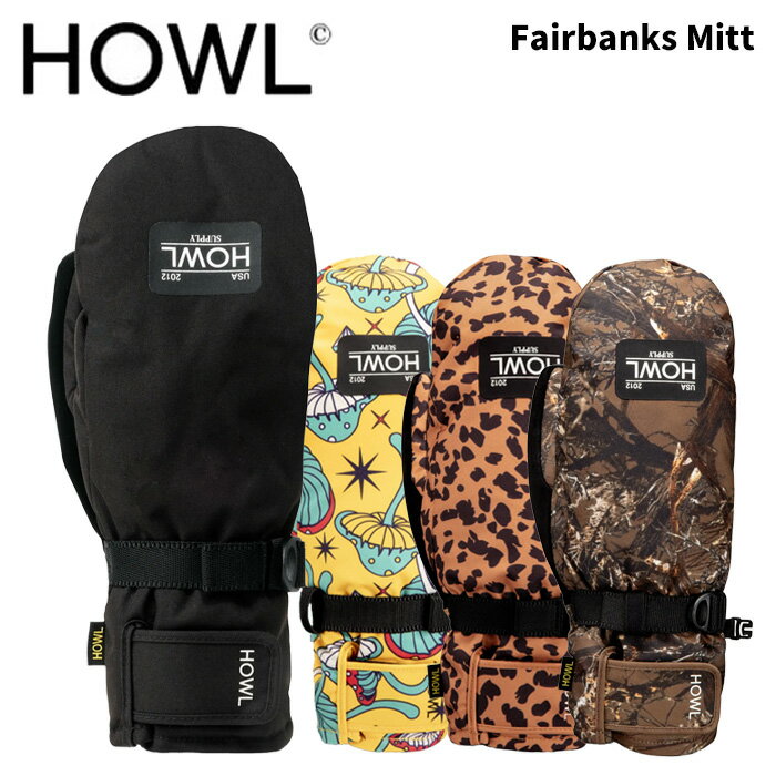Fairbanks Mitt カラー : BLACK, MUSHROOM-SUNSHINE, ANIMAL-PRINT, REAL-TREE サイズ : S, M, L, XL 【Info】 MAIN FABRIC: Micro Oxford PALM:Vegan Leather (PU) TRIM:Sueded PU Flocking thumb LINING:Micro Bemberg below wrist,Micro Plain above wrist INSULATION:Hyperloft WATERPROOFING:High Breathability Insert + DWR Style No. G25E077 【Undercuff】 BRANDING:Howl Hypalon Bonded Label DETAILS:Spandura inner thumb insert, Velcro Tab closure,Removable jacquard elastic wrist leash, adjustable webbing wrist strap, elasticized wrist, touch screen ability ※ご注意※ ・製造過程で細かいキズがつくことがあります。ご了承ください。 ・実店舗と在庫を共有しいるため、タイミングによって完売となる場合がございます。 ・モニターの発色によって色が異なって見える場合がございます。