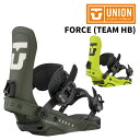 UNION ユニオン スノーボード ビンディング FORCE (TEAM HB) 25-26 モデル