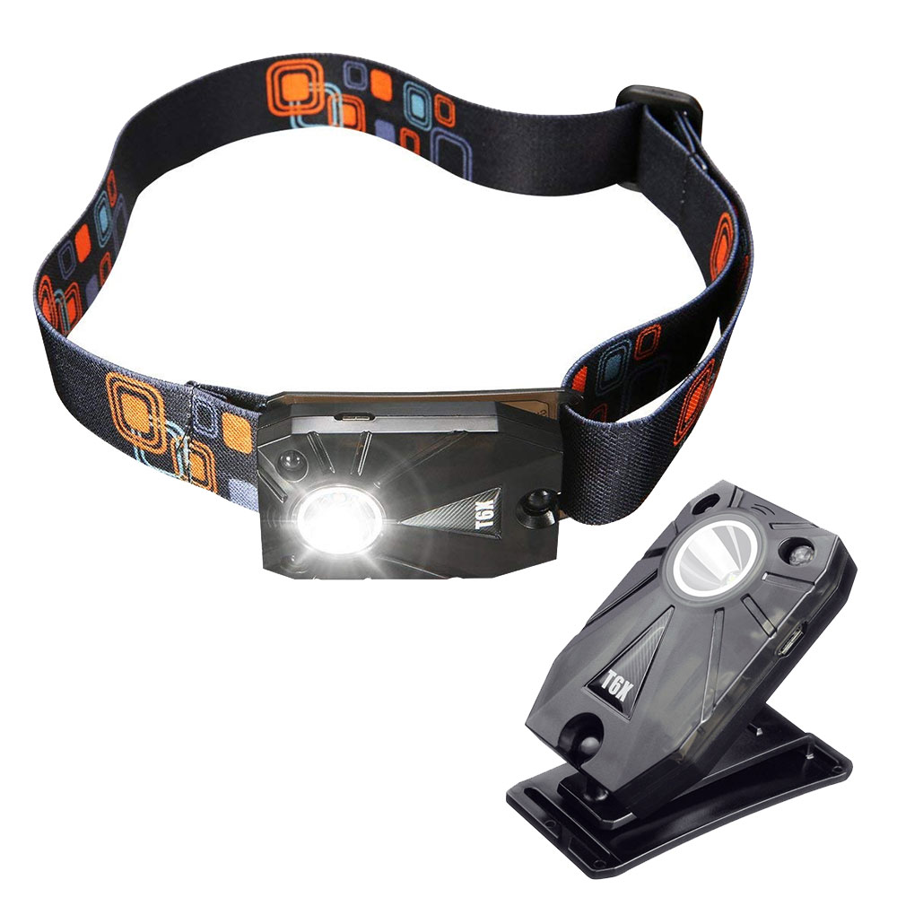 LED ヘッドライト モーションセンサー ジェスチャーセンサー USB充電式 360度角度調整 夜釣り 夜間作業 自転車 アウトドア キャンプ ◇FAM-T-6X【定形外郵便】通販格安セール情報 楽天 通販